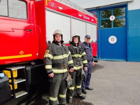 Новый пожарный автомобиль получили огнеборцы из Шатурторфа новости Шатуры 